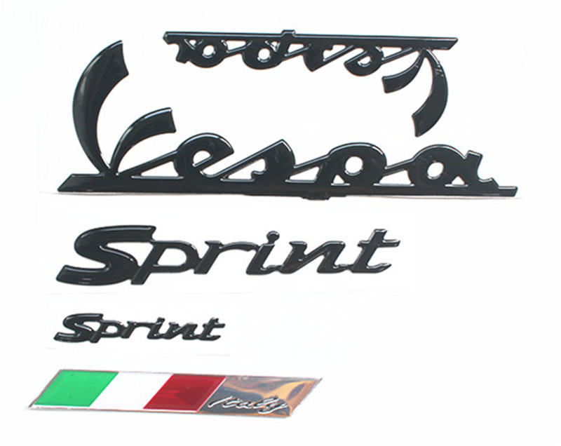 3d vespa sprint sticker 