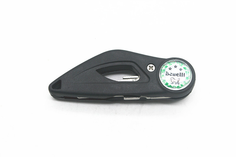 Foldable key blank with Benelli 